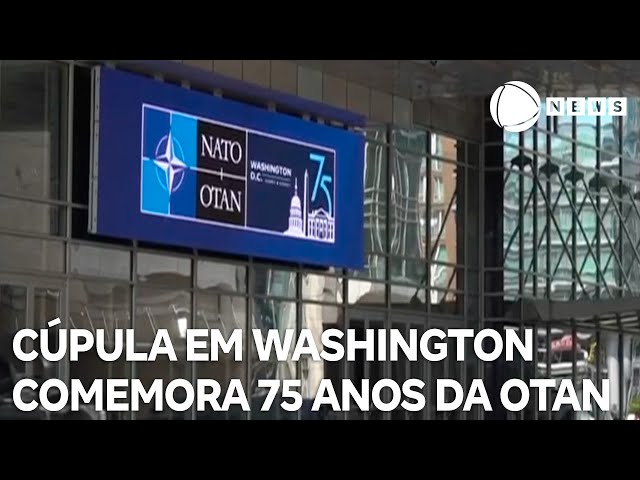 Cúpula em Washington celebra 75 anos da Otan