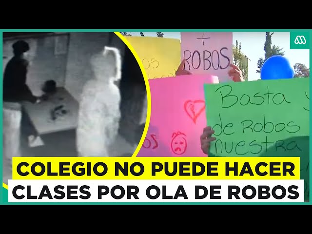 Colegio de La Pintana no puede hacer clases a causa de ola de robos