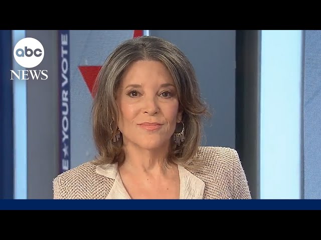 ⁣Marianne Williamson slams Democratic leadership amid concerns over Biden's age and cognitive he