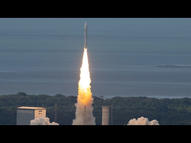 Europe’s Ariane 6 rocket blasts off  for maiden flight