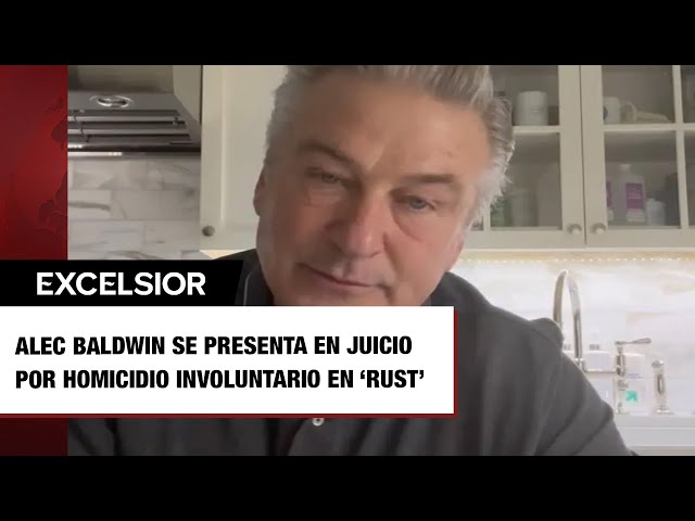 Alec Baldwin se presenta en juicio por homicidio involuntario en ‘Rust’