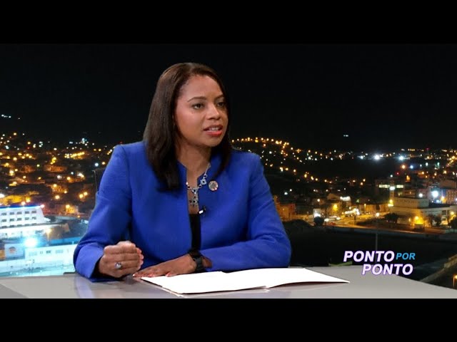 ⁣PONTO POR PONTO. Tema: Política Externa Cabo-verdiana. Convidada: Miryan Vieira, Secretária Estado