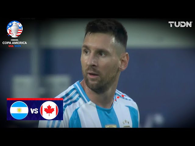 ¡Ya avisa Argentina! MESSI se queda cerca | Argentina 0-0 Canadá | Copa América 2024 - Semis | TUDN