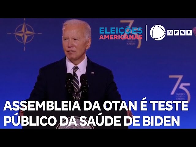 Assembleia da Otan é teste público da saúde de Joe Biden