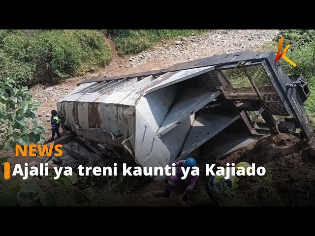 ⁣Ajali ya treni yaua mtu mmoja na kujeruhi 46 katika kaunti ya Kajiado