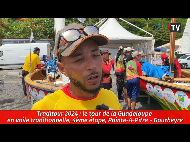 Traditour 2024 : Le tour de la Guadeloupe en voile traditionnelle, 4ème étape