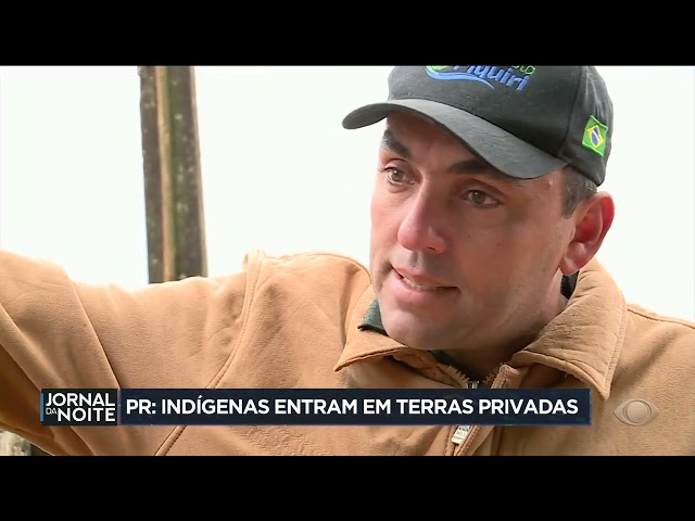 ⁣Indígenas entram em terras privadas no Paraná