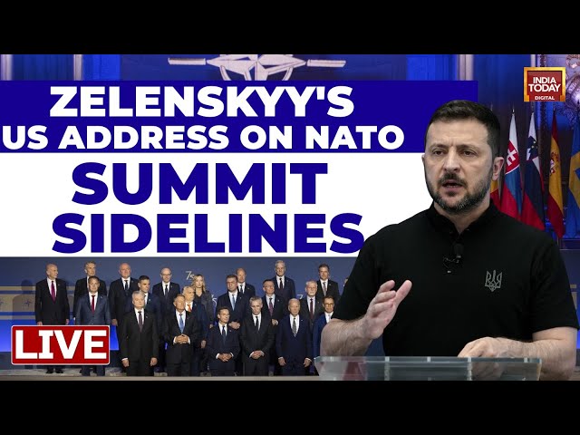 ⁣Volodymyr Zelenskyy LIVE At The Ronald Reagan Building On Sidelines Of NATO Summit In Washington