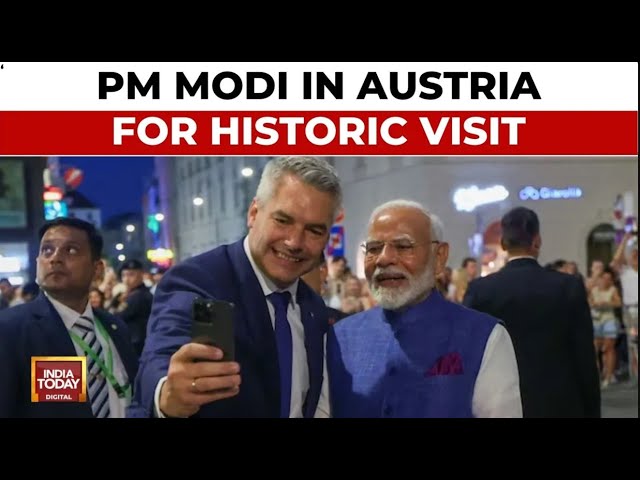 ⁣LIVE | PM In Vienna, To Hold Talks With Austrian Chancellor, President | India Today News