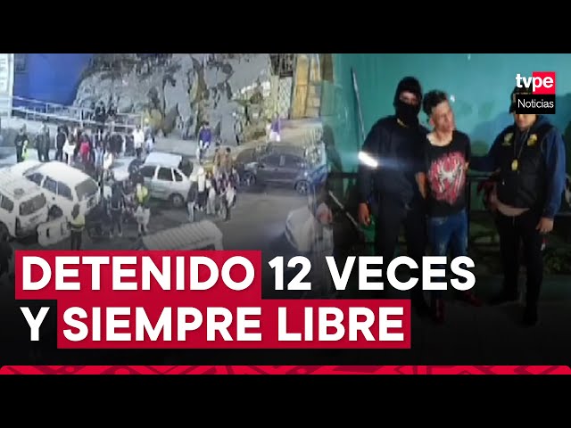 ⁣El Agustino: ladrón de celulares es detenido 12 veces, pero siempre sale libre
