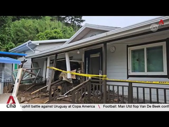 At least five dead as record torrential rains pound South Korea