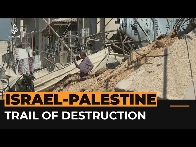 Israeli forces destroy parts of occupied West Bank town in raid | Al Jazeera Newsfeed