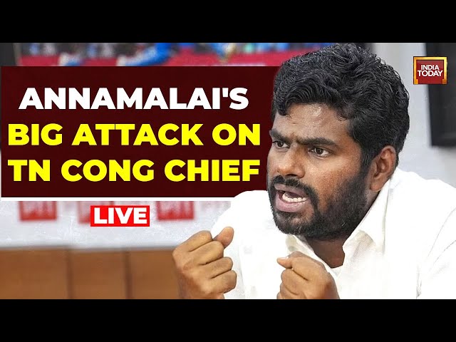 ⁣LIVE | BJP Vs Congress In Tamil Nadu: Annamalai's History Sheeter Remark Sparks Controversy