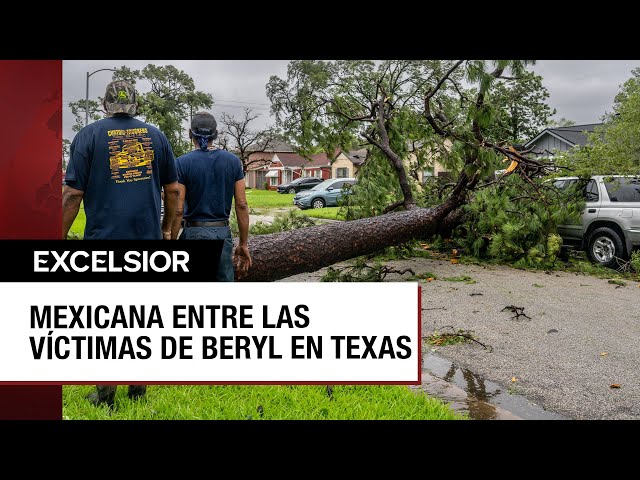 Fallece mexicana en Texas tras el paso del huracán Beryl