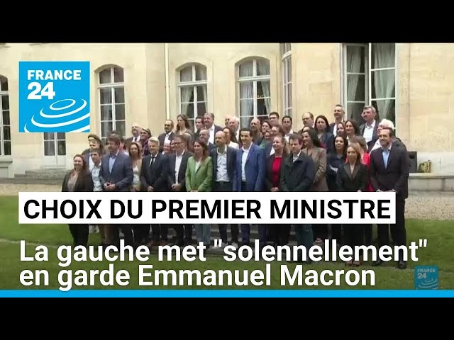 La gauche met "solennellement" en garde Emmanuel Macron contre le maintien d'Attal à 