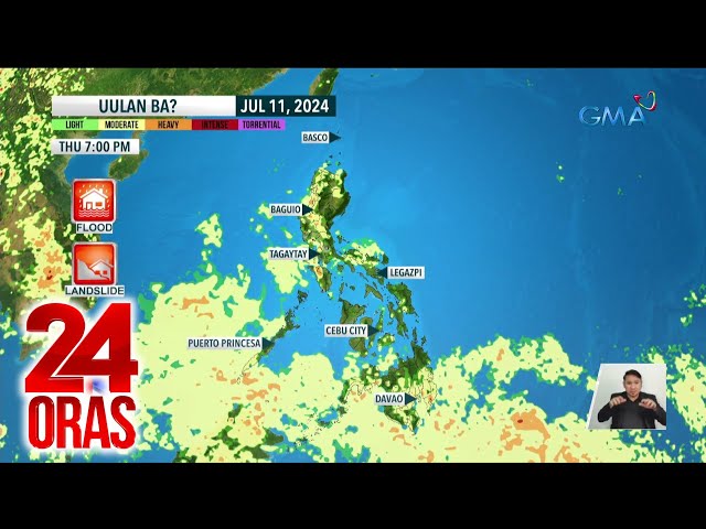 Malaking bahagi ng bansa, uulanin bukas sa hapon o gabi | 24 Oras