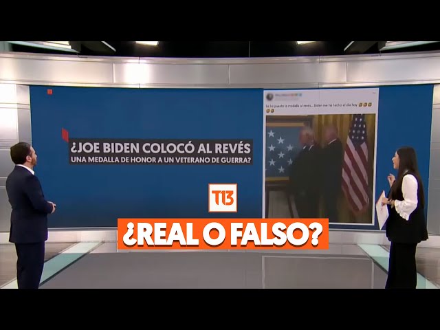 Fact Check: Insólito error de Biden condecorando a un veterano de guerra causa dudas, ¿real o falso?