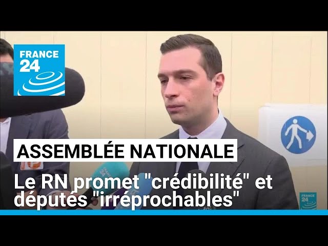 ⁣France : à l'Assemblée nationale, le RN promet "crédibilité" et députés "irrépro