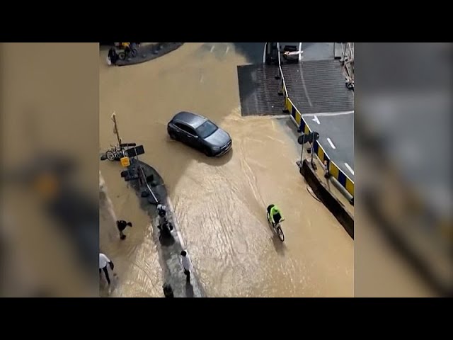 Belgique : une forte tempête fait des ravages à Bruxelles