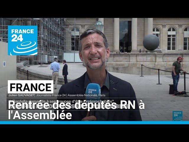 France : le RN arrive à l'Assemblée après sa déconvenue électorale • FRANCE 24