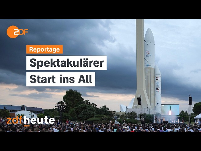 ⁣Perfekter Start, kritisches Ende: Der erste Flug von Ariane 6 ins All