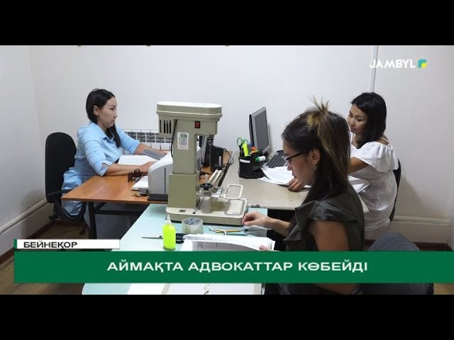 ⁣Аймақта адвокаттар көбейді