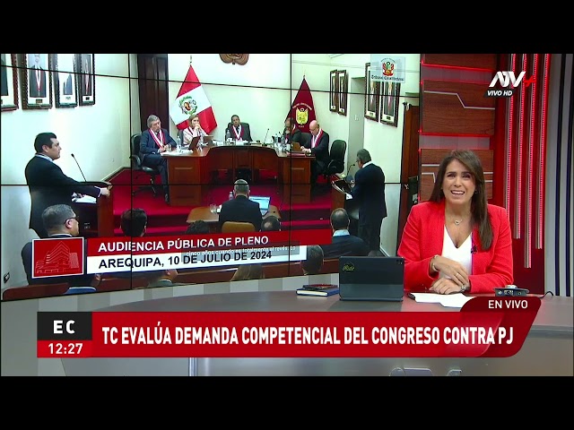 TC evalúa demanda competencial del Congreso contra el Poder Judicial