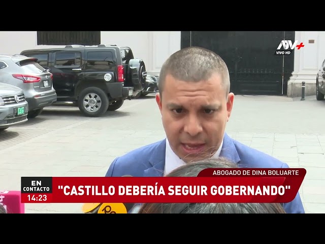 Abogado de Dina Boluarte: "Pedro Castillo debería seguir gobernando"