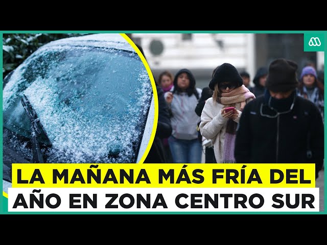 La mañana más fría del año: Así se desarrollan las intensas heladas en la zona centro sur de Chile