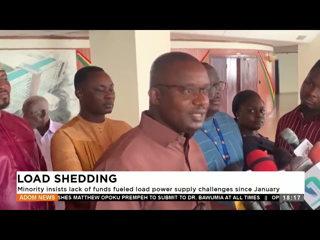 ⁣Load Shedding: Minority insists lack of funds fueled load power supply challenges since January.