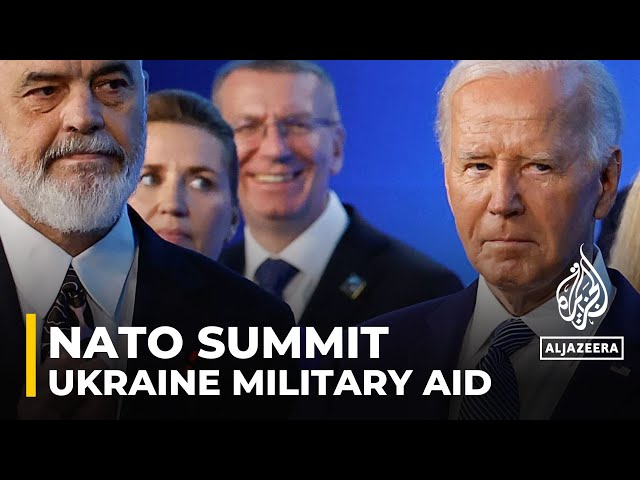 NATO leaders promise at least 43 billion dollars of military aid for Ukraine within the next year