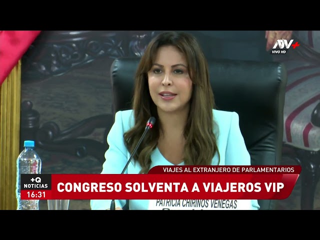 Congreso solventa a 'viajeras VIP' cubriendo excesivos lujos en los viajes al extranjero