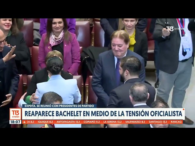 “Ha habido ánimo para resolver los temas de agenda”: Bachelet tras reunión con partidos oficialistas