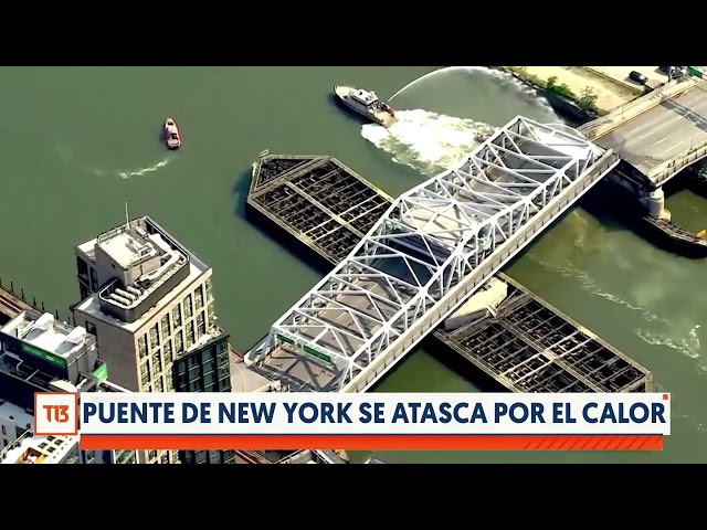 Puente de Nueva York se atasca por el calor