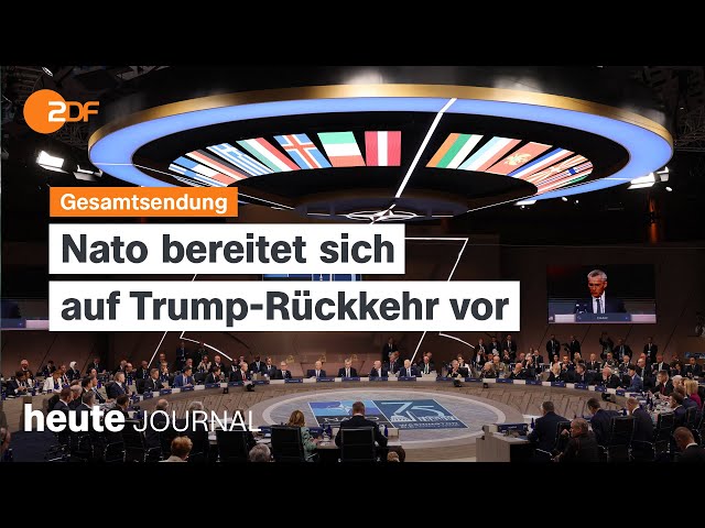 heute journal vom 10.07.2024 Nato-Gipfel, Neuer Ministerpräsident in Rheinland-Pfalz