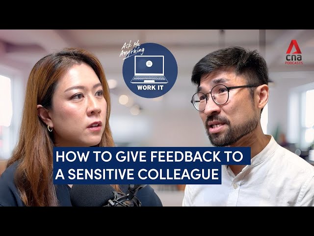 ⁣How do I give feedback to a colleague who is sensitive? | Work It podcast