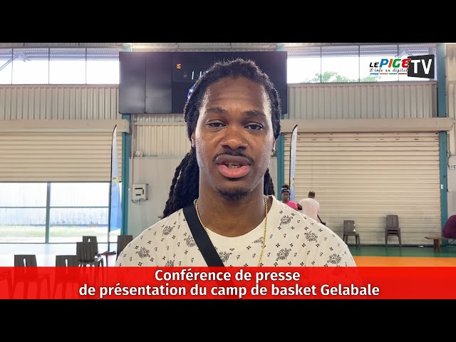 Conférence de presse de présentation du camp de basket Gelabale