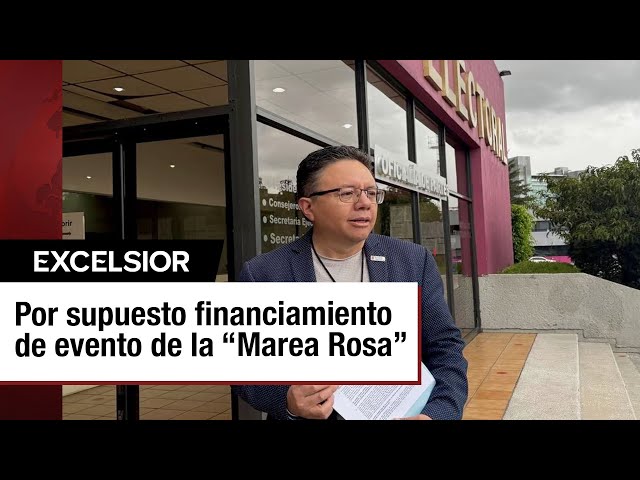 INE señala a Amado Avendaño por financiar evento de la “Marea Rosa” en el Zócalo