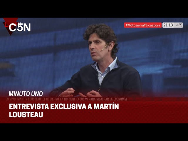 ⁣MARTÍN LOUSTEAU, sobre el PACTO de MAYO: "Lo de TUCUMÁN fue una PUESTA en ESCENA"