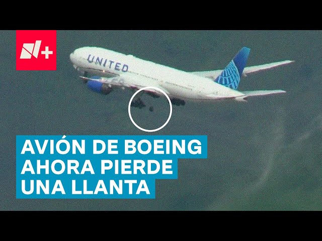 Avión pierde una llanta en pleno vuelo: Captan aterrador momento en video - N+