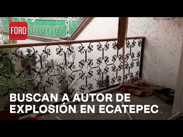 Autoridades buscan a sujeto que arrojó mochila que explotó en vivienda de Ecatepec - Las Noticias