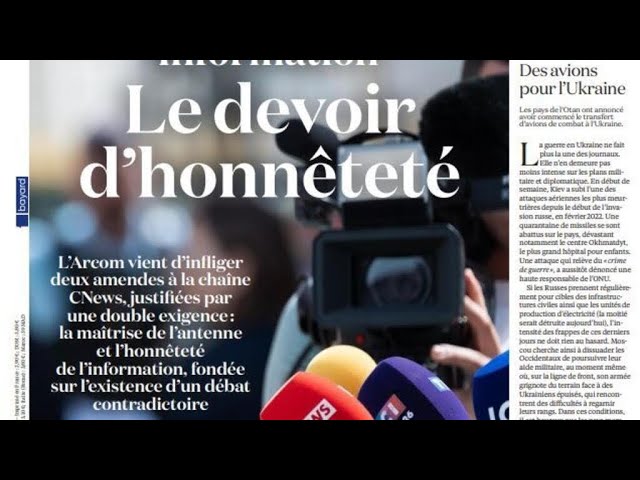 Liberté de la presse: "Le devoir d'honnêteté" • FRANCE 24