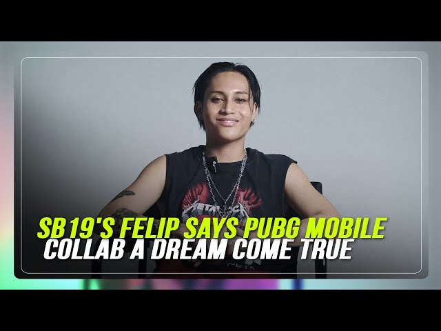 ⁣EXCLUSIVE: SB19's Felip says PUBG mobile collab a dream come true