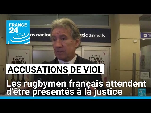 Les rugbymen français accusés de viol en Argentine attendent d'être présentés à la justice