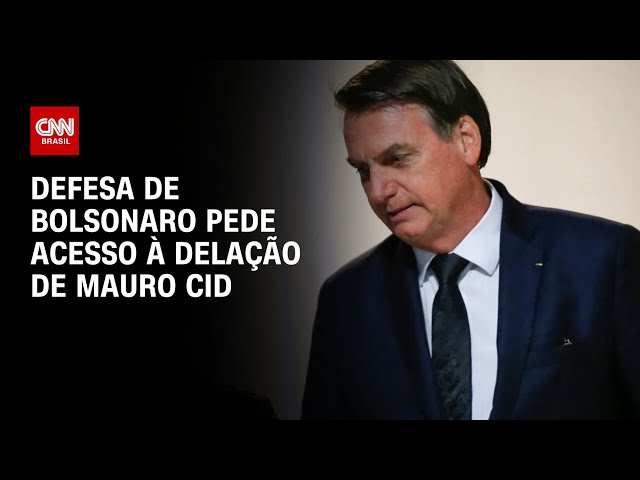 Defesa de Bolsonaro pede acesso à delação de Mauro Cid | CNN NOVO DIA