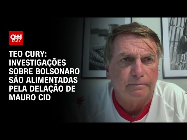 Teo Cury: Investigações sobre Bolsonaro são alimentadas pela delação de Mauro Cid | CNN NOVO DIA