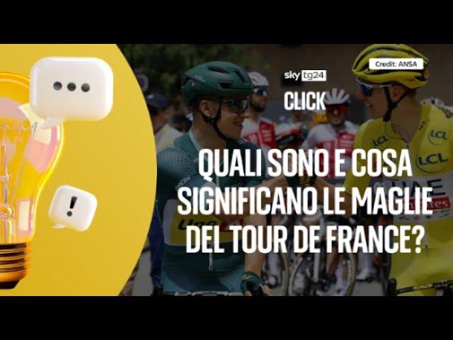 ⁣Tour de France, il significato delle quattro maglie