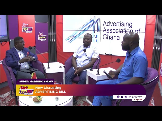 ⁣Andrew Ackah speaks on the benefits of having an Advertising Bill and regulating the space. #JoySMS