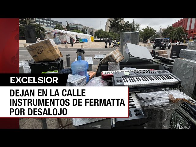 Desalojan escuela de música Fermatta y hacen rapiña de instrumentos