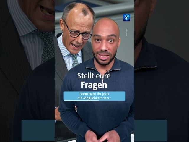 ⁣Schick uns deine Fragen an CDU-Chef Friedrich Merz. #fragselbst #tagesschau #merz #shorts